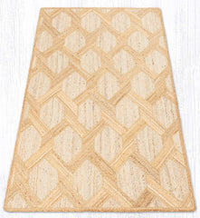 Parquet Quilted Natural Rug