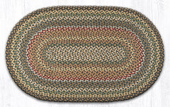 C-051 Fir and Ivory Braided Rug