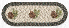 TR-577 Graphic Pinecone Table Runner