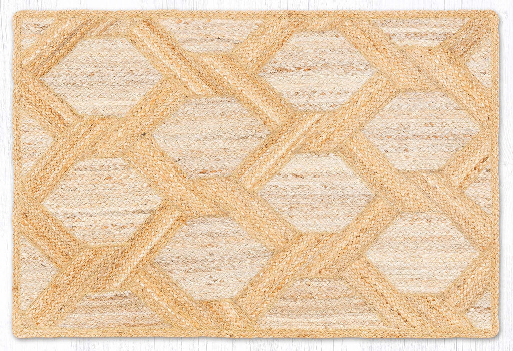 Parquet Quilted Natural Rug