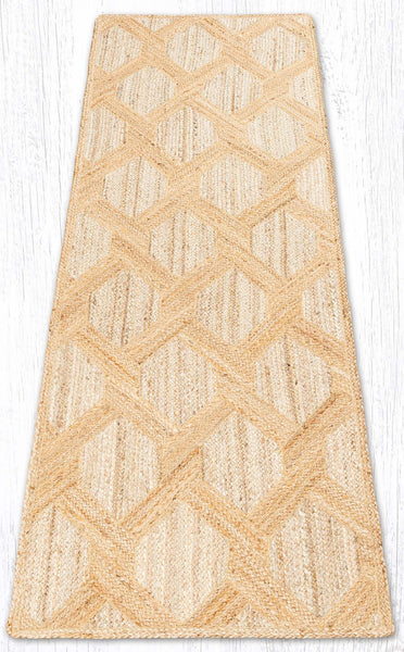 Parquet Quilted Natural Rug | The Braided Rug Place