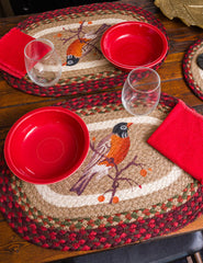 PM-OP-417 Robin Placemat 13"x19"
