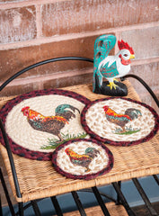 MSPR-471 Rustic Rooster Trivet