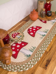 TR-660 Mushroom Oval Table Runner