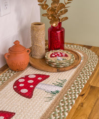 TR-660 Mushroom Oval Table Runner
