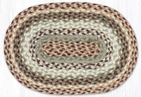 PM-413 Buttermilk/Cranberry Jute Placemat