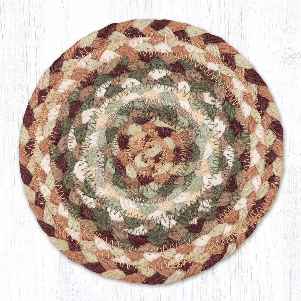 MS-413 Buttermilk/Cranberry Miniature Trivet