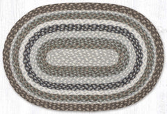 C-931 Ivory/Gray Braided Rug