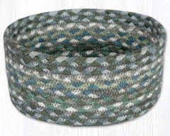 CB-419 Sage/Ivory/Settlers Blue Braided Baskets