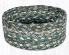 CB-419 Sage/Ivory/Settlers Blue Braided Baskets