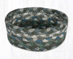 CB-419 Sage/Ivory/Settlers Blue Braided Baskets