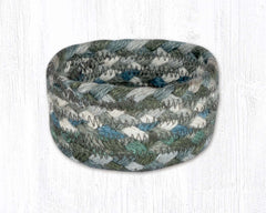 CB-419 Sage/Ivory/Settlers Blue Braided Baskets
