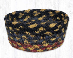 CB-043 Burgundy/Blue/Gray Braided Baskets