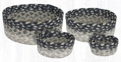 CB-890 Gray/Sandy/Ivory Braided Baskets