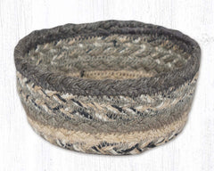 CB-903 Charcoal, Gray & Ivory Braided Baskets