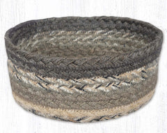 CB-903 Charcoal, Gray & Ivory Braided Baskets