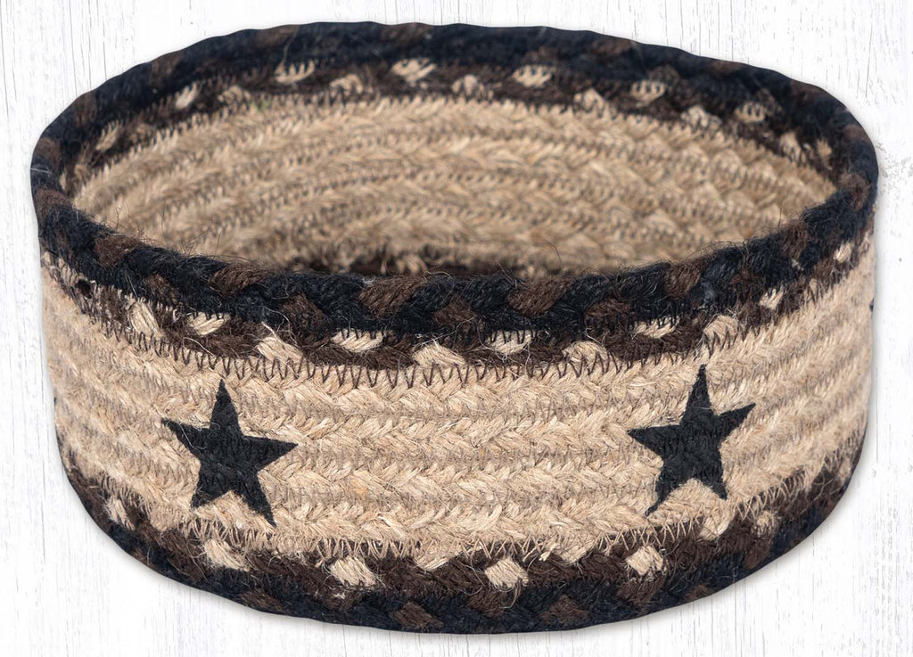 CBP-313 Black Stars Braided Basket