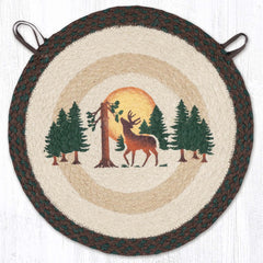 CH-922 Full Moon & Deer Chair Pad
