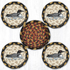 CNB-043 Loon Coasters In A Basket