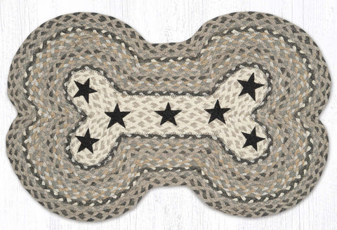 DBP-890 Black Star Dog Bone Rug