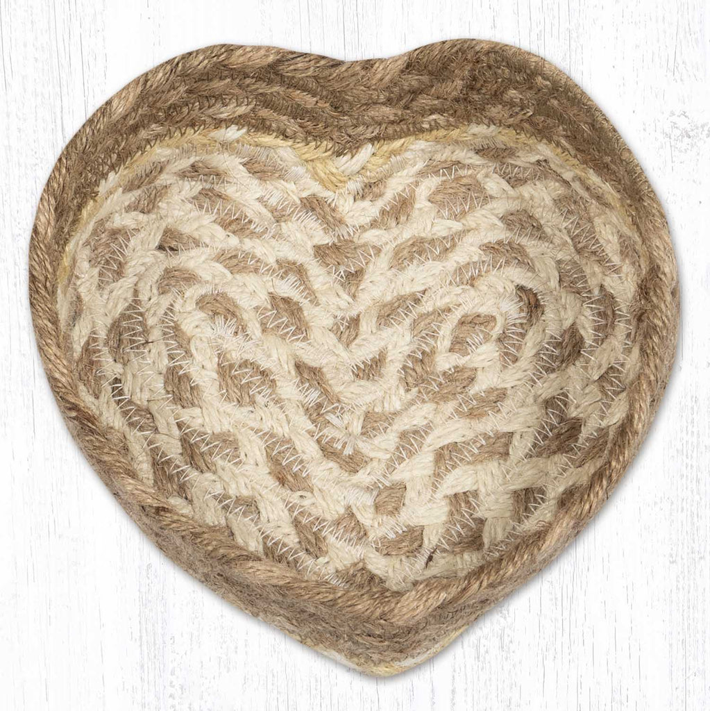 HB-776 Natural Heart Shaped Basket