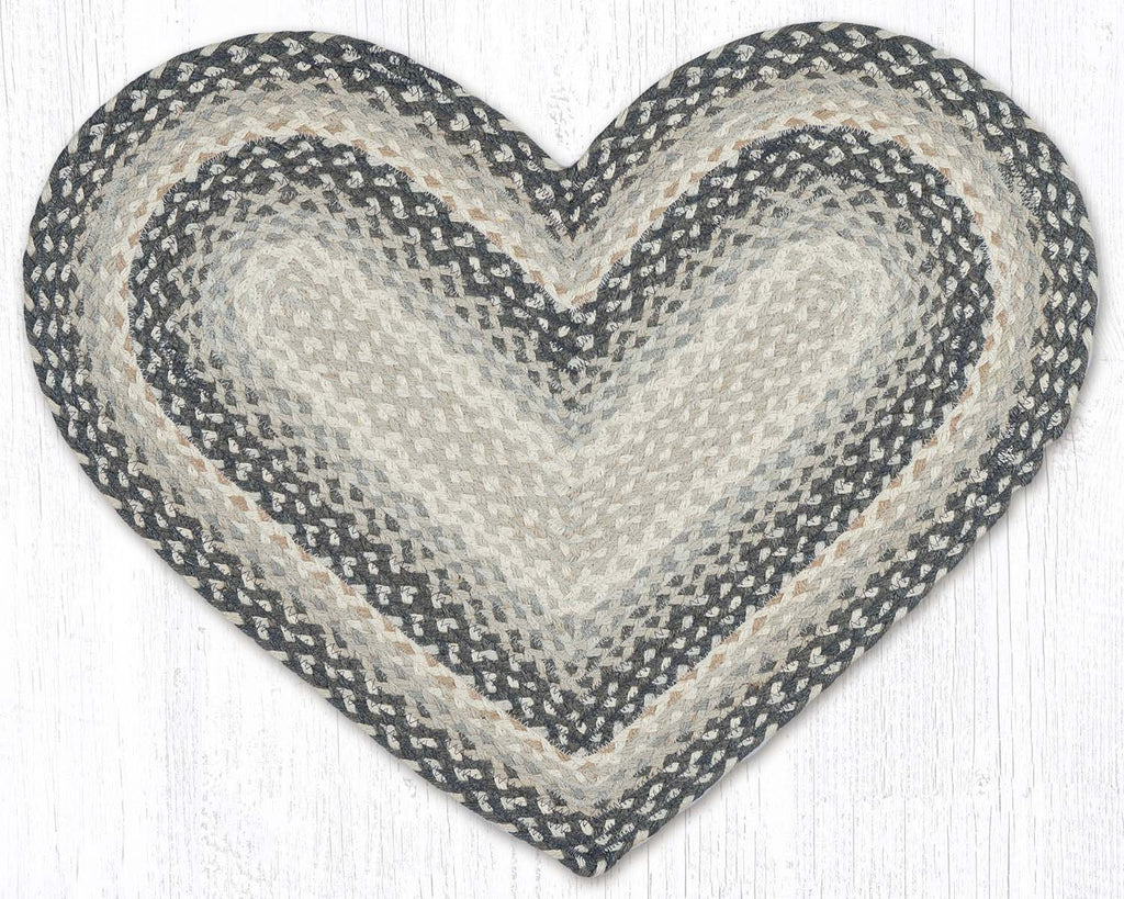 C-890 Gray/Sand/Ivory Braided Rug
