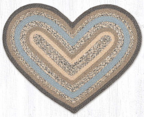 C-903 Charcoal/Gray/Ivory Braided Rug 20