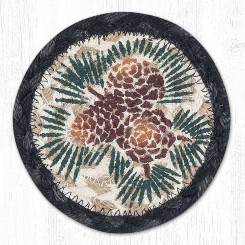 IC-025A Pinecone Individual Coaster