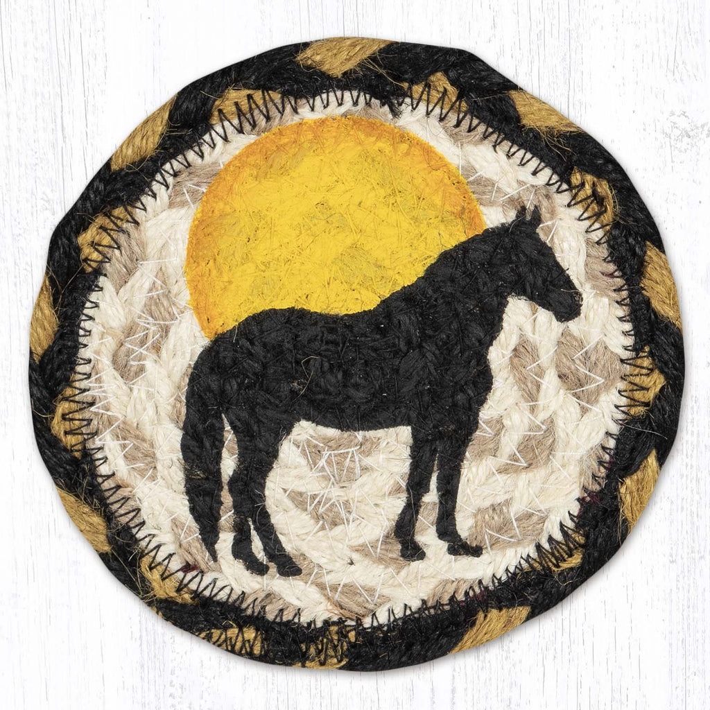 IC-043 Horse Silhouette Individual Coaster