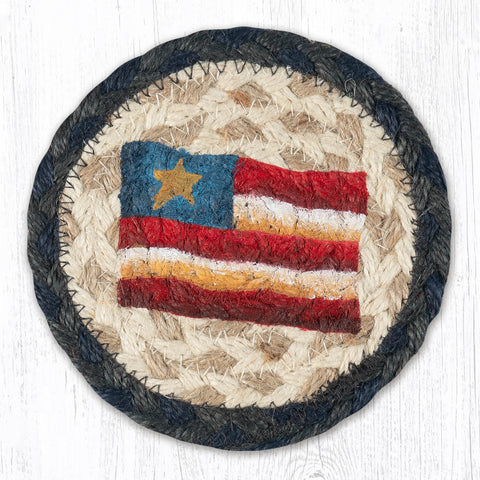 IC-015 Primitive Star Flag Individual Coaster