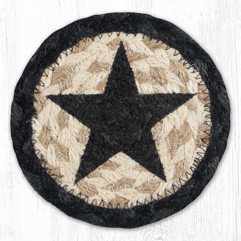 IC-238 Black Star Individual Coaster