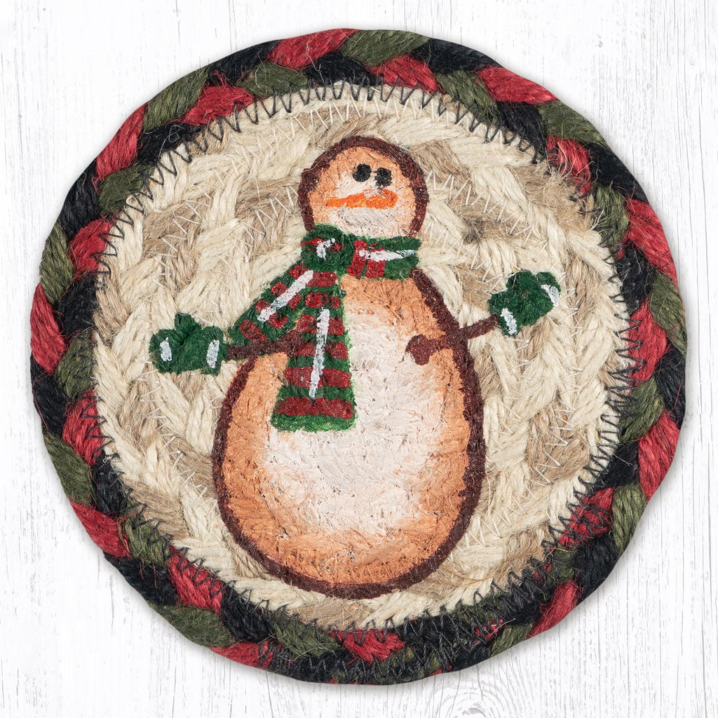 IC-081 Moon & Star Snowman Individual Coaster