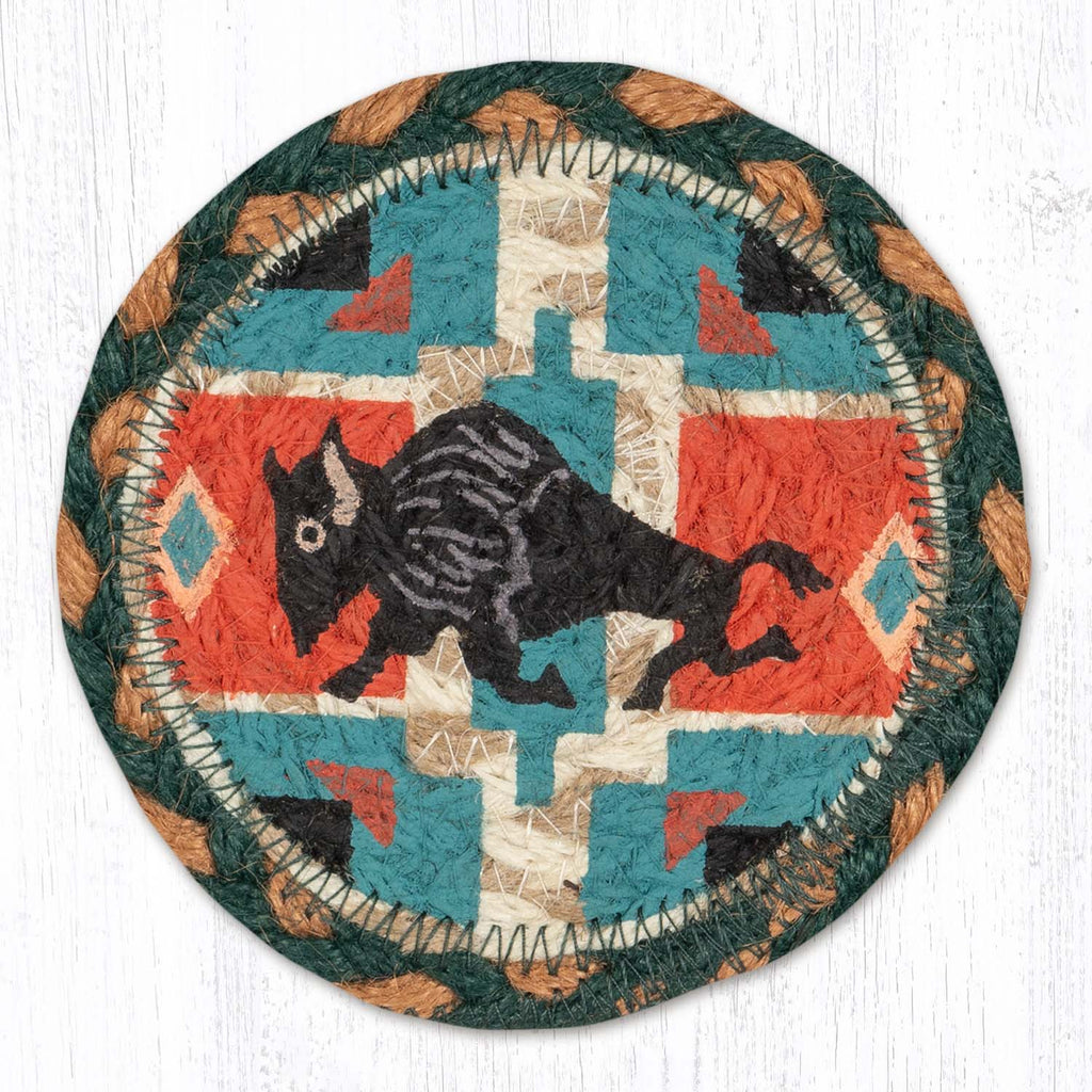 IC-865 Native American Buffalo Individual Coaster