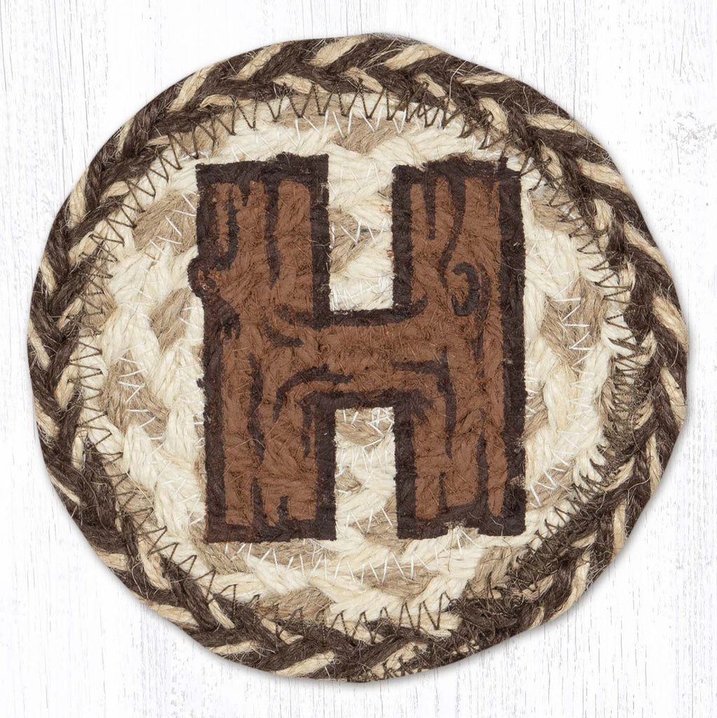 IC-9-870 Rustic H Individual Coaster