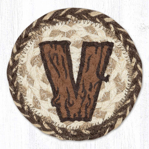 IC-9-870 Rustic V Individual Coaster
