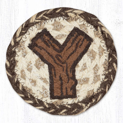 IC-9-870 Rustic Y Individual Coaster