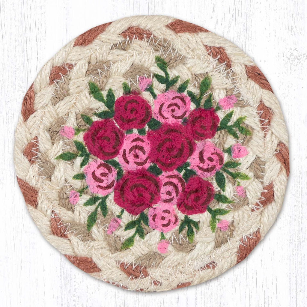 IC-930 Basket Flowers Coaster