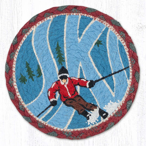 LC-025 Red Ski Jacket Coaster