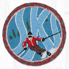 LC-025 Red Ski Jacket Coaster