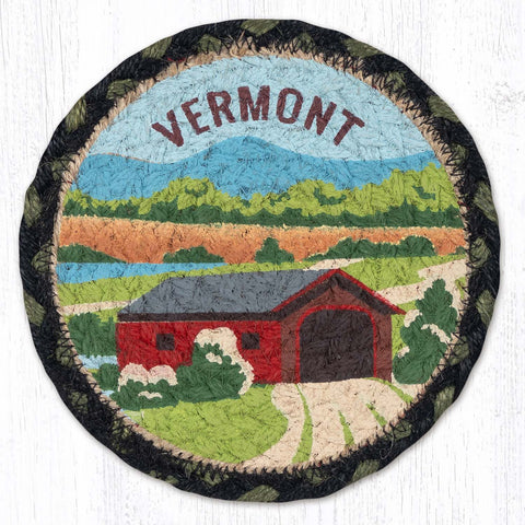 LC-116 Vermont Covered Bridge Large Coaster