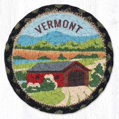 LC-116 Vermont Covered Bridge Large Coaster