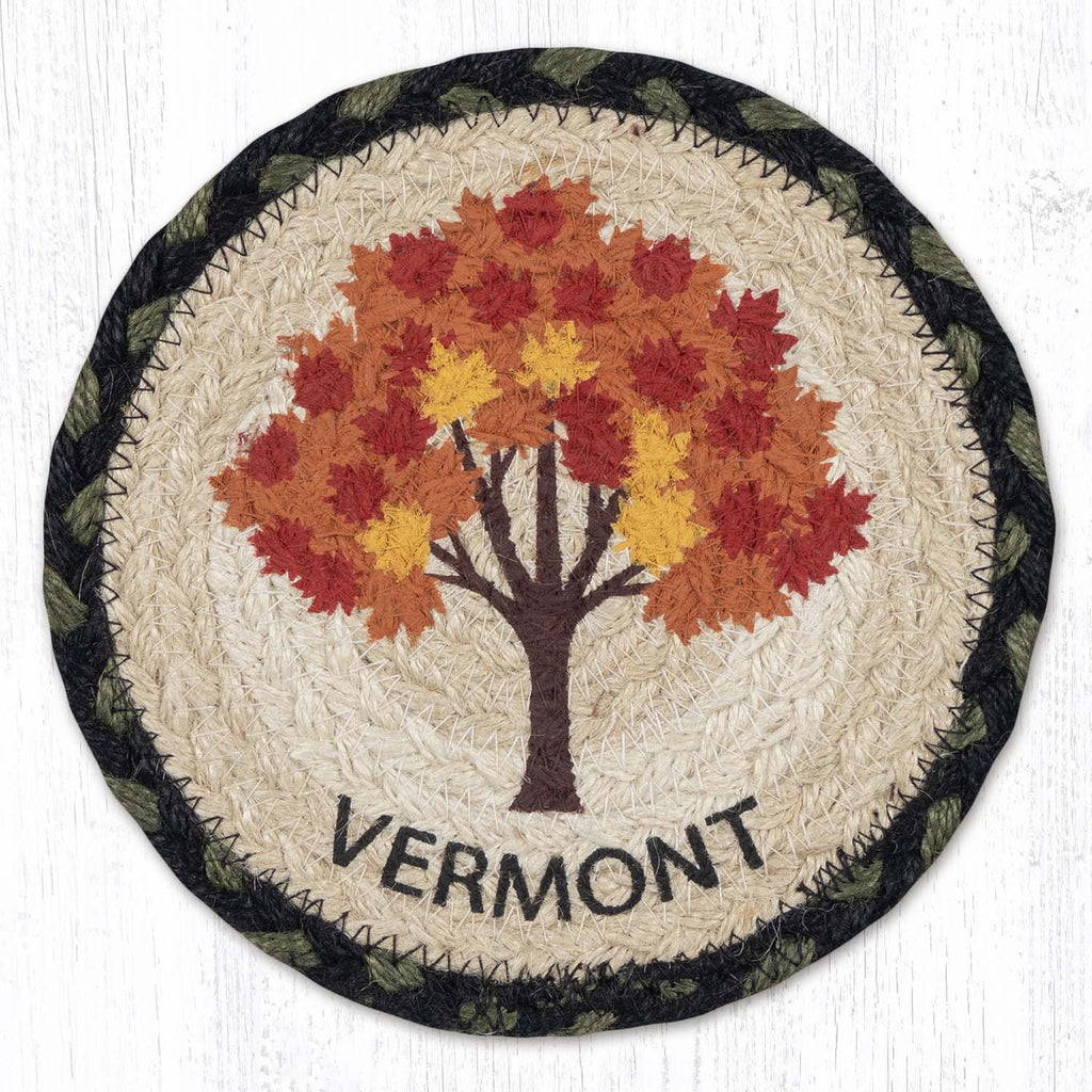 LC-116 Vermont Maple Tree Large Coaster