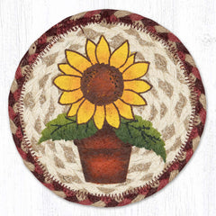 LC-882 Sunflower in Pot 7" Round