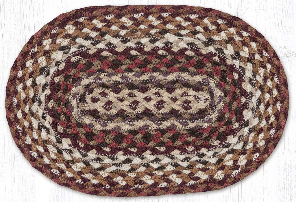 MS-932 Burgundy/Taupe/Ivory Swatch