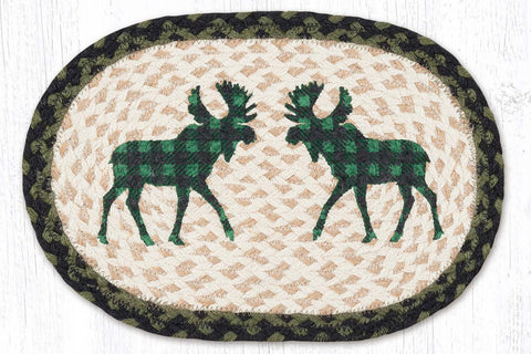 MSP-116 Green Plaid Moose Swatch 10