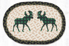 MSP-116 Green Plaid Moose Swatch 10"x15"