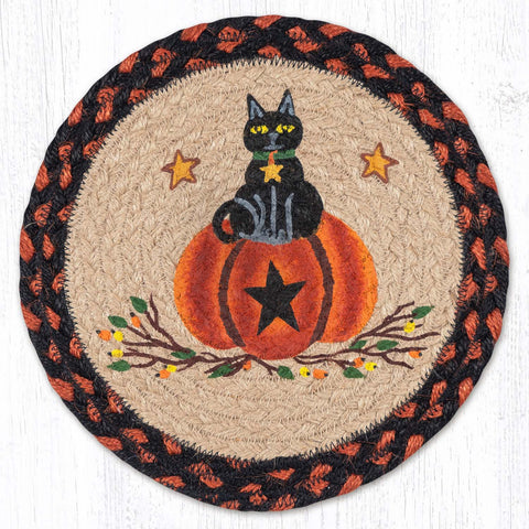 MSPR-222 Black Cat Pumpkin Trivet