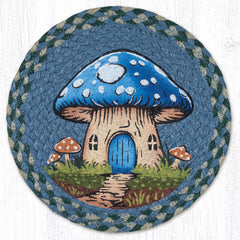 MSPR-245 Blue Mushroom House Trivet
