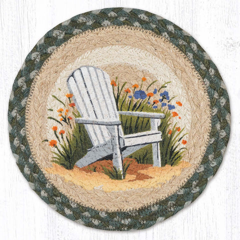MSPR-419 Adirondack Chair Wildflowers Trivet