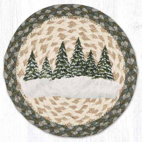 MSPR-419 Holiday Village Trees Trivet